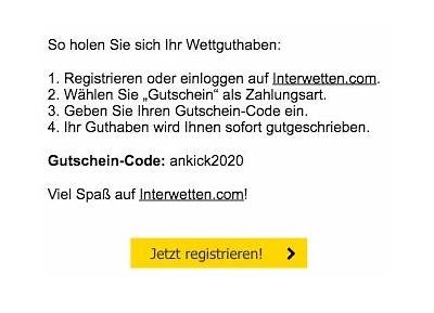 Get a 5 Euro Interwetten Gutschein for Exciting Betting Opportunities and Exclusive Offers